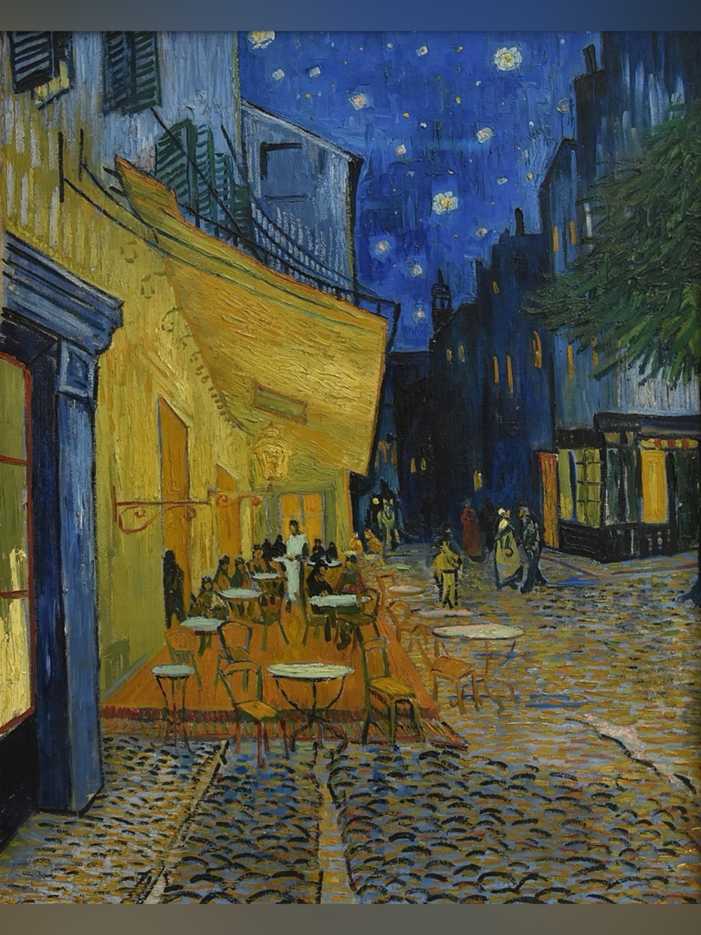 Van Gogh’s “Café Terrace at Night” Mini Cross Stitch Art - Picture 4 of 4